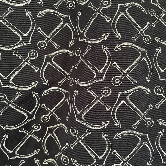 Mens Dockers, navy with all over anchor print, 34x32” coastal, weddings, preppy - Picture 3 of 11